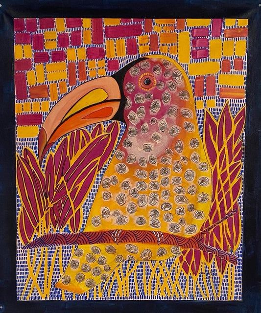 Target Practice, 2022, mixed media, 33 x 27 in. / 83.82 x 68.58 cm.