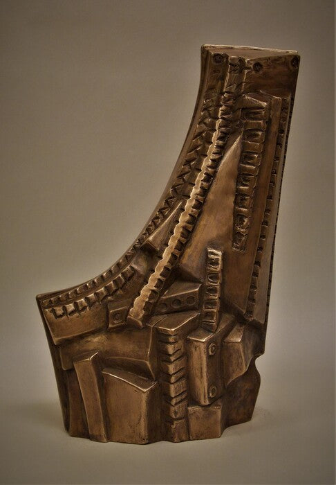 Drake, 2024, cast bronze, 12 x 6 x 4 in. / 30.48 x 15.24 x 10.16 cm.