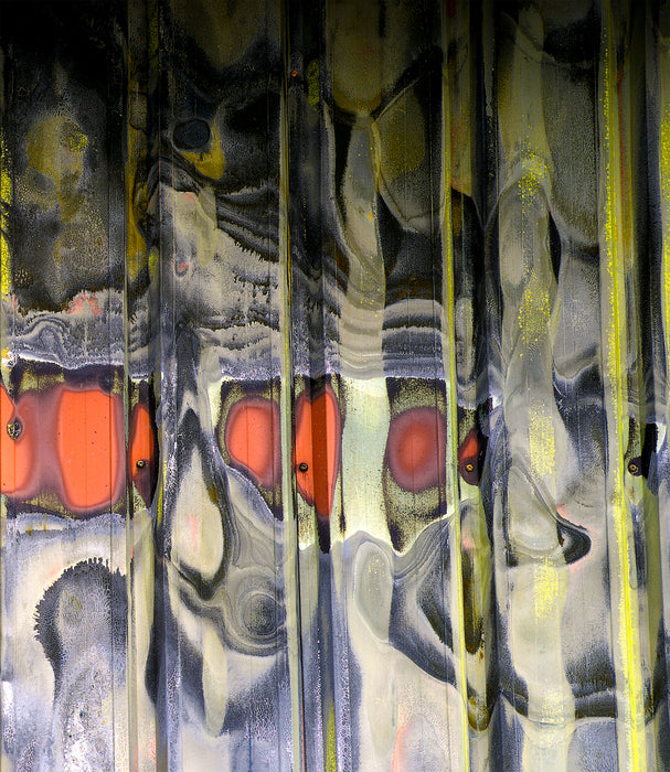 Great and Small, Greenville Arising from the Dixie Fire, 2022, ink print, 15 x 13 in. / 38.1 x 33.02 cm.