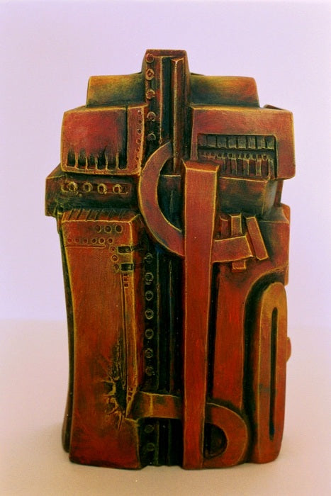 Wellhead, 2023, varnished plaster, 12 x 5 x 4 in. / 30.48 x 12.7 x 10.16 cm.