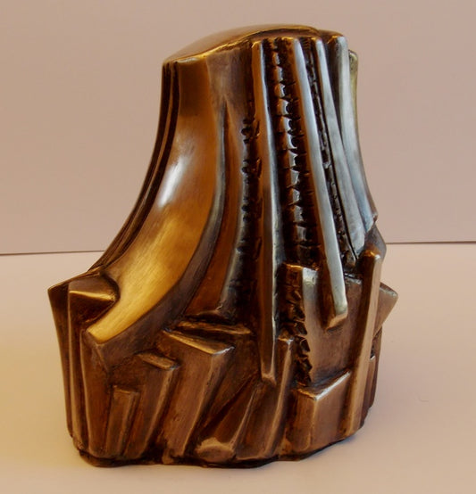 Slider, 2024, cast bronze, 7 x 5 x 4 in. / 17.78 x 12.7 x 10.16 cm.