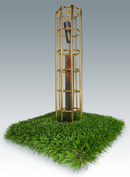 Transcending Maya, 2023, mixed media, 20 x 14 x 14 in. / 50.8 x 35.56 x 35.56 cm.