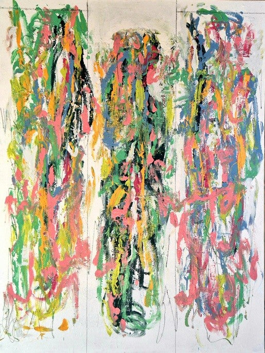 They Are Here, 2023, acrylic, 47 x 36 in. / 119.38 x 91.44 cm.