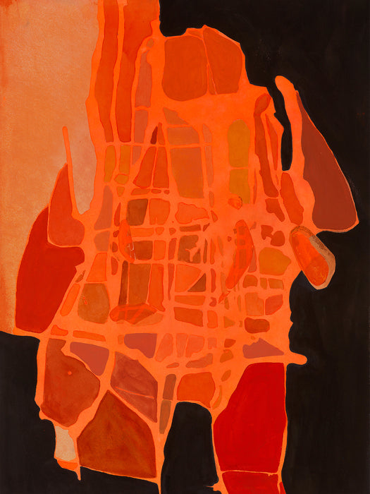 Squeezed From Gloves of Gas and Dust, 2022, mixed media, 30 x 22 in. / 76.2 x 55.88 cm.