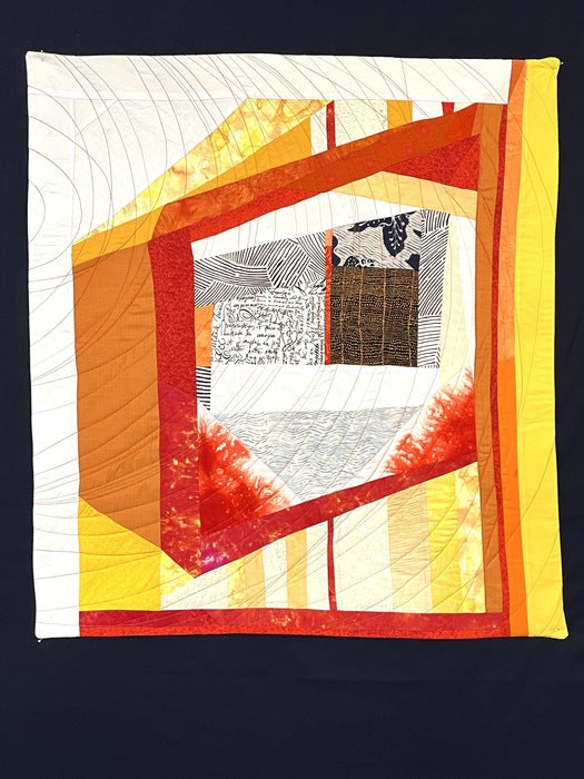 ChatGPT, 2024, mixed media, 35 x 32 in. / 88.9 x 81.28 cm.