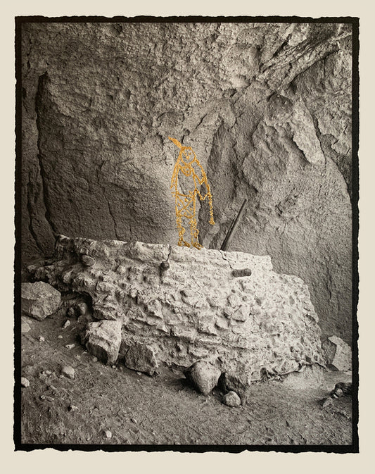 Kiva Song, Bandelier, El Dorado, 2022, photography, 8 x 10 in. / 20.32 x 25.4 cm.