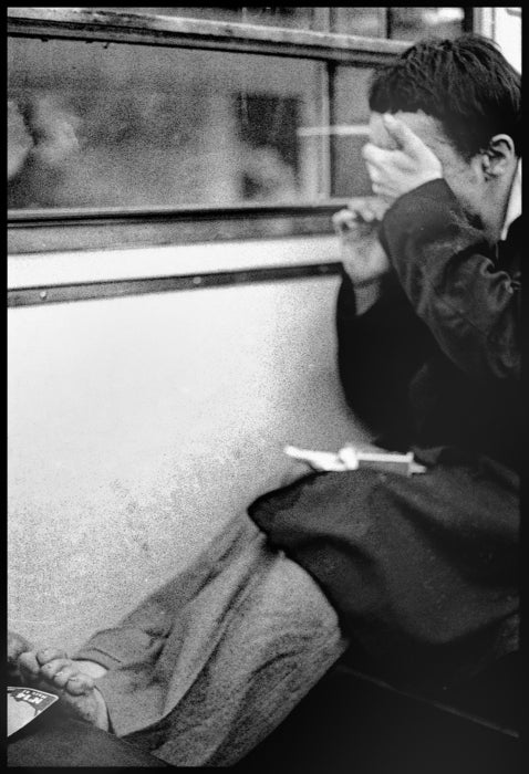Schizophrène Dans le Métro, 1995, silver halide, 20 x 16 in. / 50.8 x 40.64 cm.