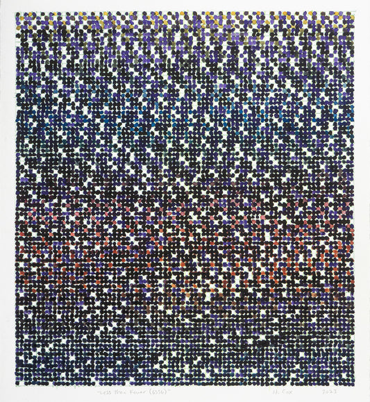 Less Than Fewer (6356), 2023, watercolor on paper, 11 x 12 in. / 27.94 x 30.48 cm.