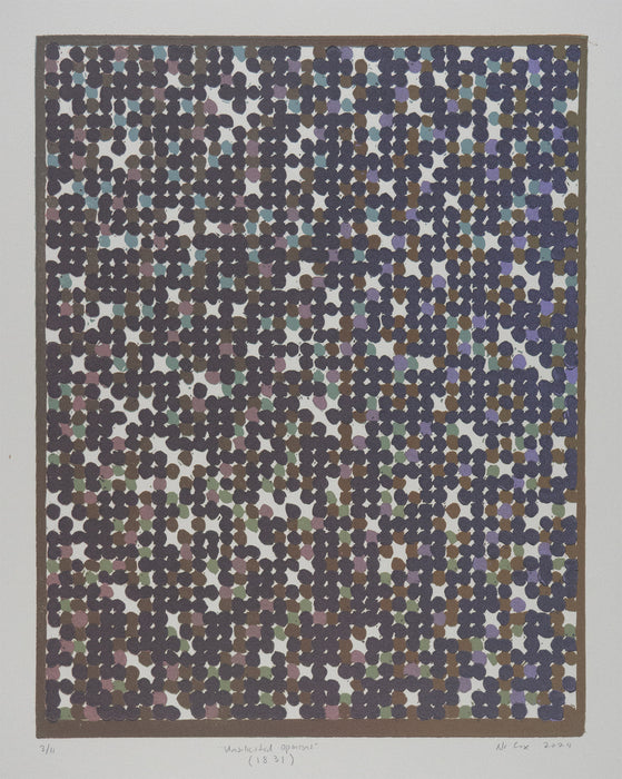 Unsolicited Opinions (1831), 2024, lithograph, 10 x 8 in. / 25.4 x 20.32 cm.