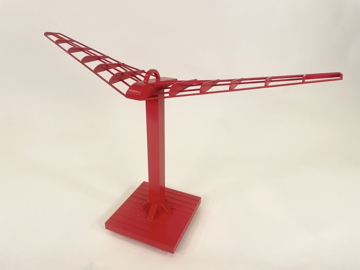 Small Flight to Nowhere, 2024, 3D print, 15 x 22 x 6.5 in. / 38.1 x 55.88 x 16.51 cm.