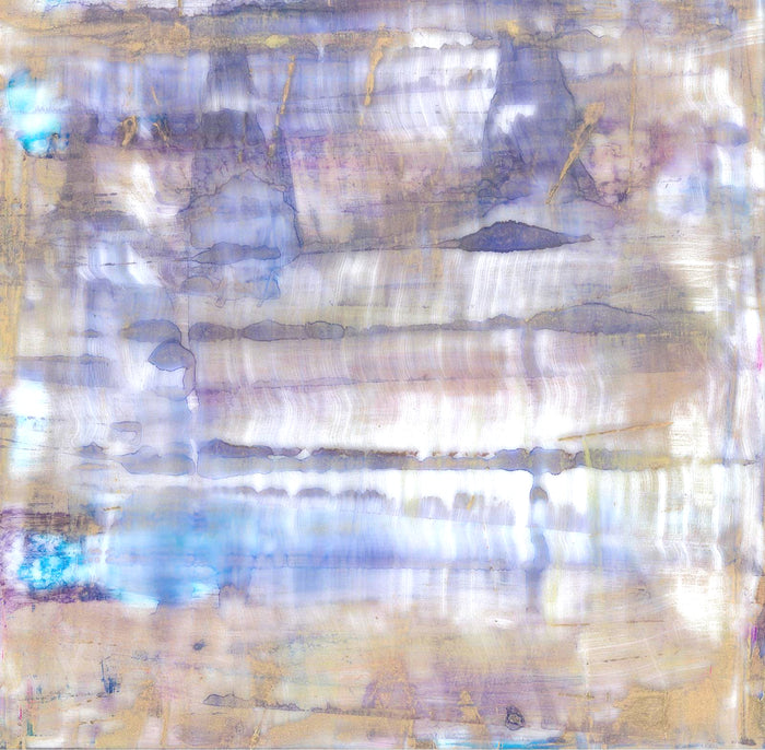 DESERT NIGHT, 2024, mixed media, 12 x 12 in. / 30.48 x 30.48 cm.