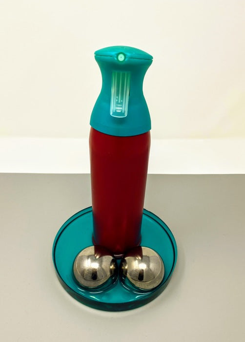 Fabreze With Balls, 2023, mixed media, 10 x 6 x 6 in. / 25.4 x 15.24 x 15.24 cm.