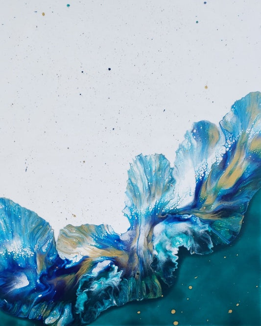 Ocean View, 2024, acrylic paint on canvas, 30 x 24 in. / 76.2 x 60.96 cm.