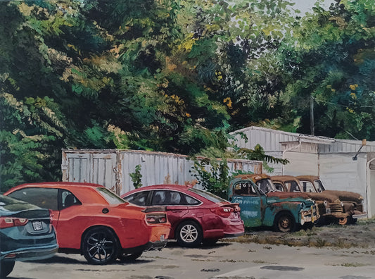 Oh To Be Young Again, 2024, oil on canvas, 36 x 27 in. / 91.44 x 68.58 cm.