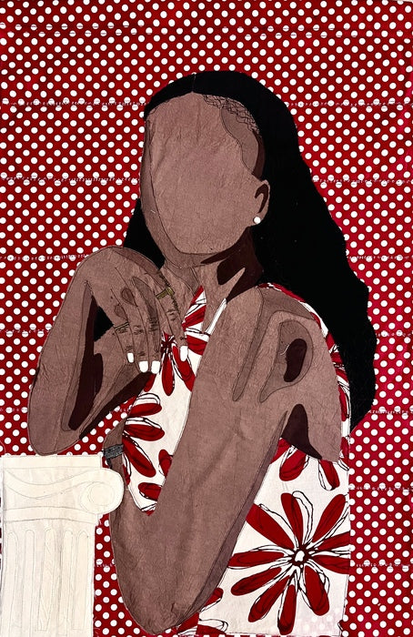 Mother, 2024, fabric, 36 x 24 in. / 91.44 x 60.96 cm.