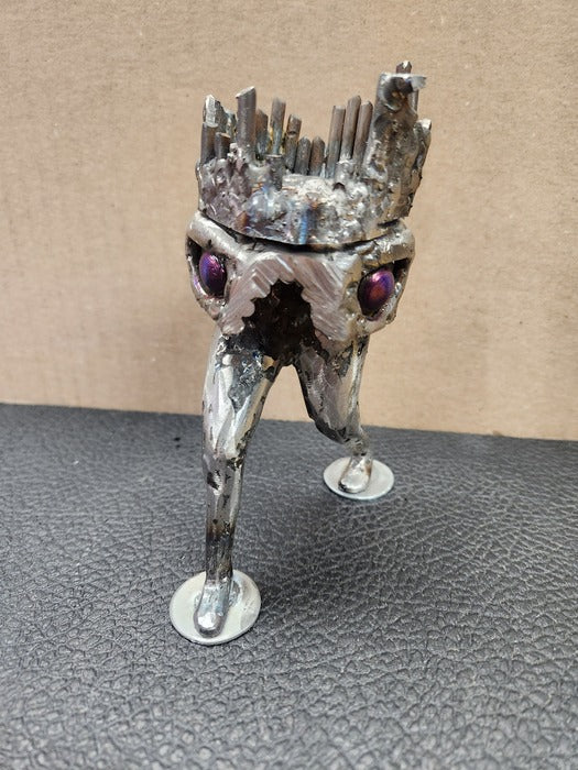 Silly Willy, 2024, steel, 6 x 3.25 x 3.5 in. / 15.24 x 8.25 x 8.89 cm.