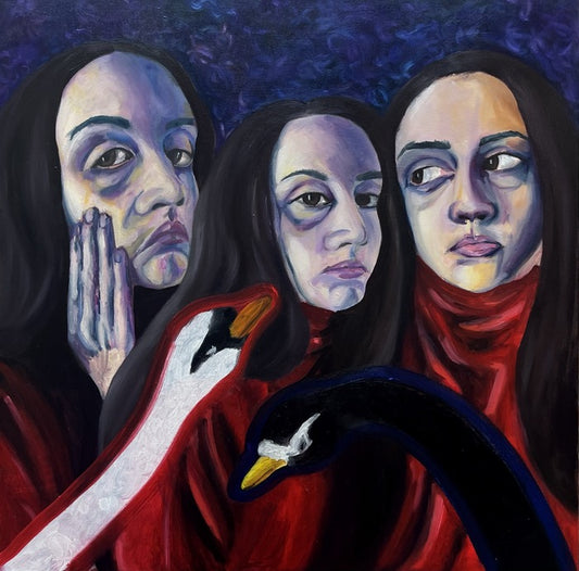 Duality, 2024, oil, 20 x 20 in. / 50.8 x 50.8 cm.