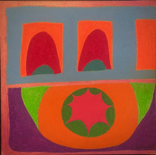 ÚT 23, 2003, oil pastel on paper, 12 x 12 in. / 30.48 x 30.48 cm.