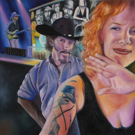 Knuckleheads, 2024, oil on canvas, 30 x 30 in. / 76.2 x 76.2 cm.