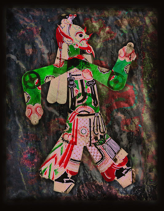 The Warrior, 2025, archival canvas, 16 x 12 in. / 40.64 x 30.48 cm.