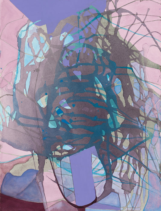 Skeletal Remains of Pond Sliders, 2024, mixed media, 30 x 22 in. / 76.2 x 55.88 cm.