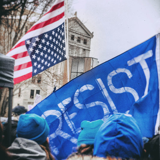 Democracy, 2025, photography, 16 x 16 in. / 40.64 x 40.64 cm.