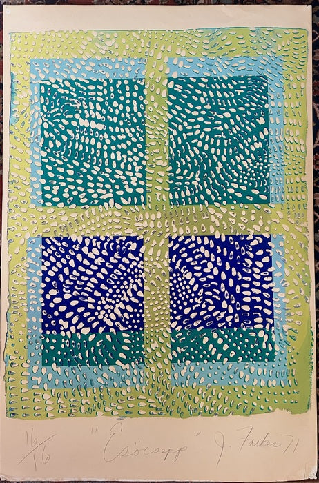 Esocseppe, 1971, serigraphy, 35 x 23 in. / 88.9 x 58.42 cm.