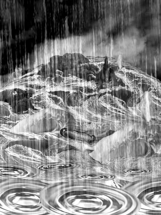 GOD'S FLOOD, 2025, digital work, 20 x 15 in. / 50.8 x 38.1 cm.
