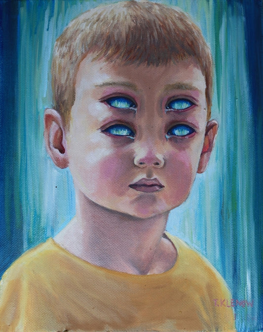 A Charming Lad, 2023, oil on panel, 10 x 8 in. / 25.4 x 20.32 cm.