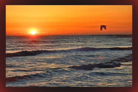 Sunrise Commuters, 2025, digital photographic art print, 16 x 24 in. / 40.64 x 60.96 cm.
