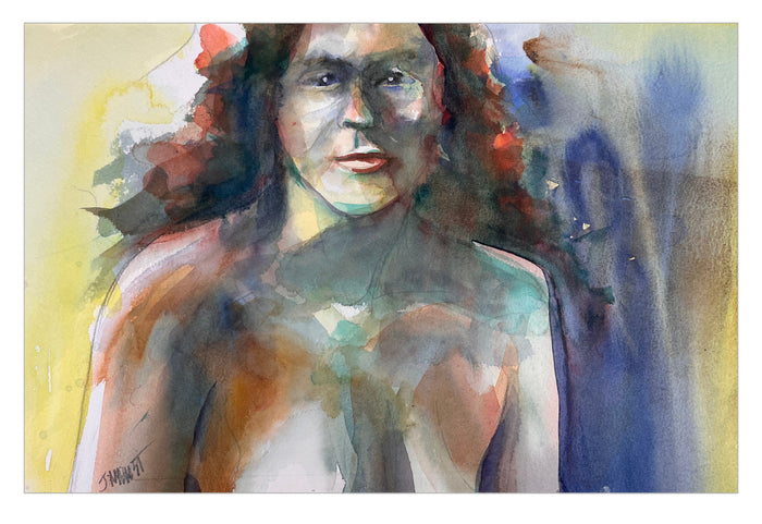 Ariel, 2015, watercolor, 15 x 10 in. / 38.1 x 25.4 cm.