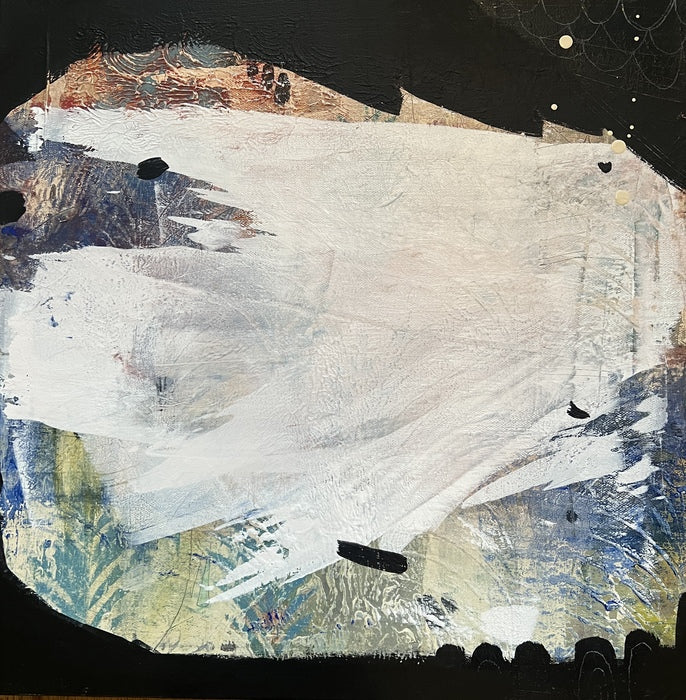 View Finder, 2025, acrylic, 18 x 18 in. / 45.72 x 45.72 cm.