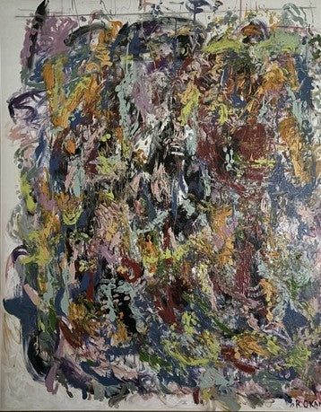 No Title, 2024, acrylic, 60 x 48 in. / 152.4 x 121.92 cm.