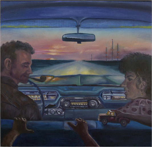 Olds Super88, 2025, oil on canvas, 30 x 30 in. / 76.2 x 76.2 cm.