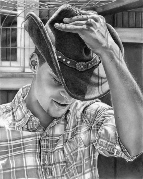 Griffin, 2022, graphite, 20 x 16 in. / 50.8 x 40.64 cm.