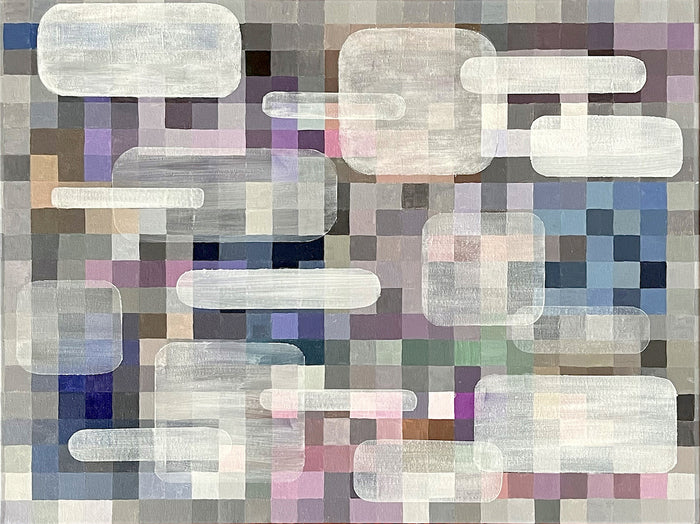 Socializing, 2024, acrylic on canvas, 24 x 17 in. / 60.96 x 43.18 cm.