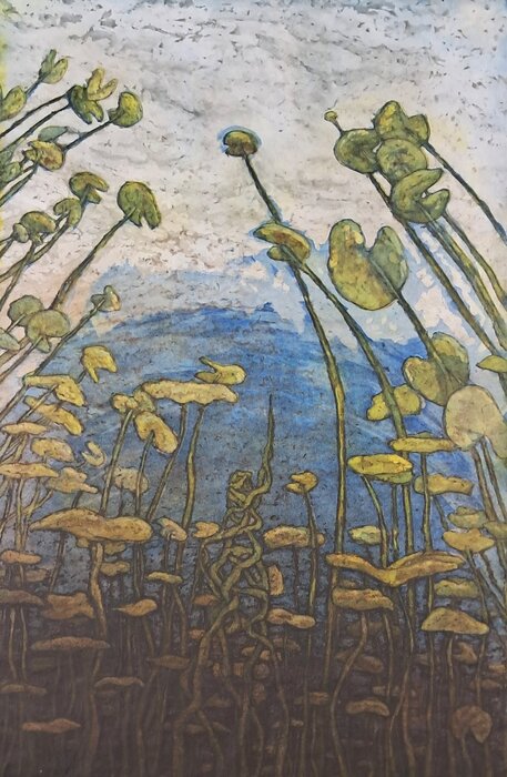 Trying To Be Like Everyone Else, 2025, intaglio, 36 x 24 in. / 91.44 x 60.96 cm.