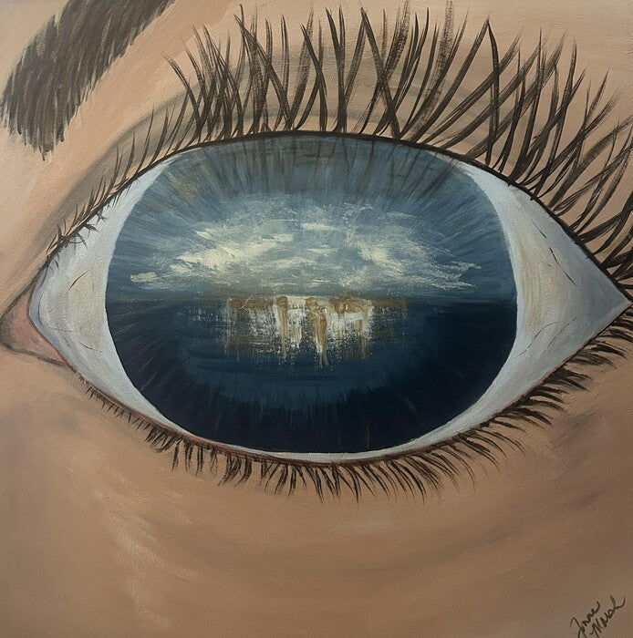 Perception, 2025, acrylic on canvas, 24 x 24 in. / 60.96 x 60.96 cm.