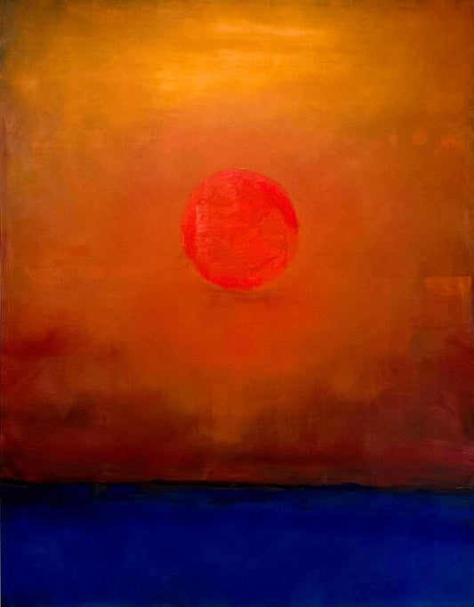 Παρων (Paron) Present, 2025, oil on canvas, 60 x 48 in. / 152.4 x 121.92 cm.