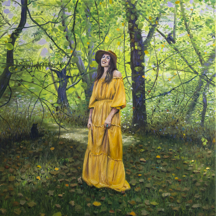 Hexwood Song, 2025, oil on canvas, 30 x 30 in. / 76.2 x 76.2 cm.