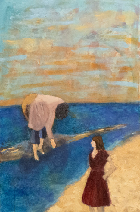 The Treasure Hunter, 2025, oil on canvas, 36 x 24 in. / 91.44 x 60.96 cm.