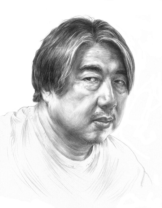 Calm After the Storm, 2025, graphite on paper, 10 x 12 in. / 25.4 x 30.48 cm.