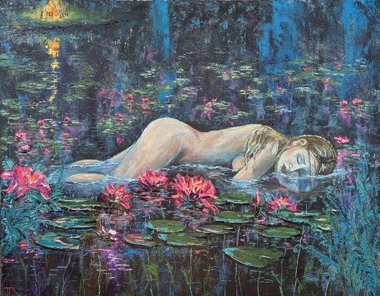 Witch's Tears, 2025, oil painting, 30 x 40 in. / 76.2 x 101.6 cm.