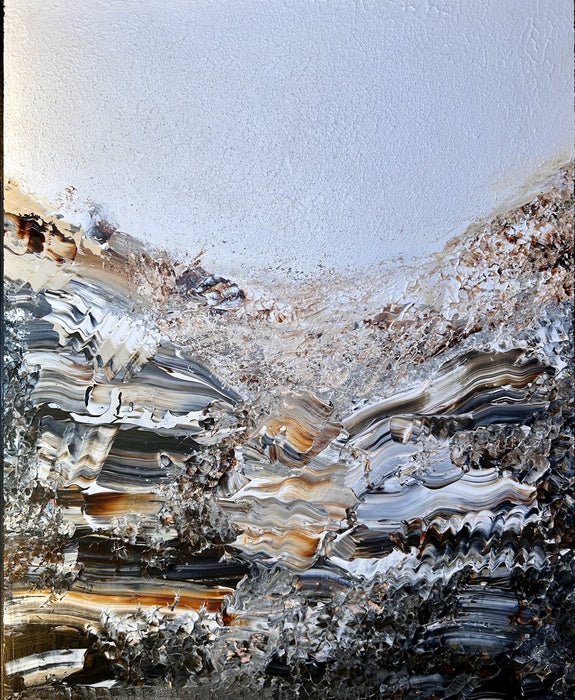Juneau, 2024, acrylic on cotton canvas, 16 x 20 in. / 40.64 x 50.8 cm.