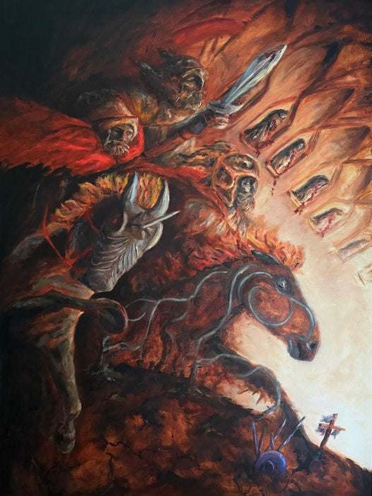 Affliction, 2025, oil, 40 x 30 in. / 101.6 x 76.2 cm.