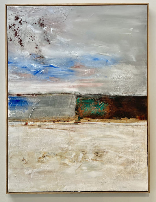 A Break in the Clouds, 2024, mixed media on canvas, 48 x 36 in. / 121.92 x 91.44 cm.