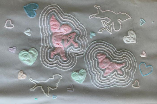 The Gift of Love, 2014, mixed media, 64 x 91 cm. / 25.1 x 35.8 in.