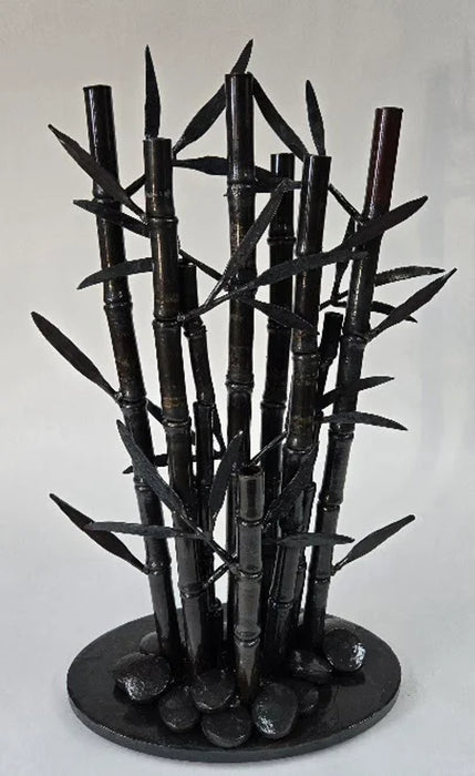 Bamboozled, 2024, steel, 23 x 12 in. / 58.42 x 30.48 cm.