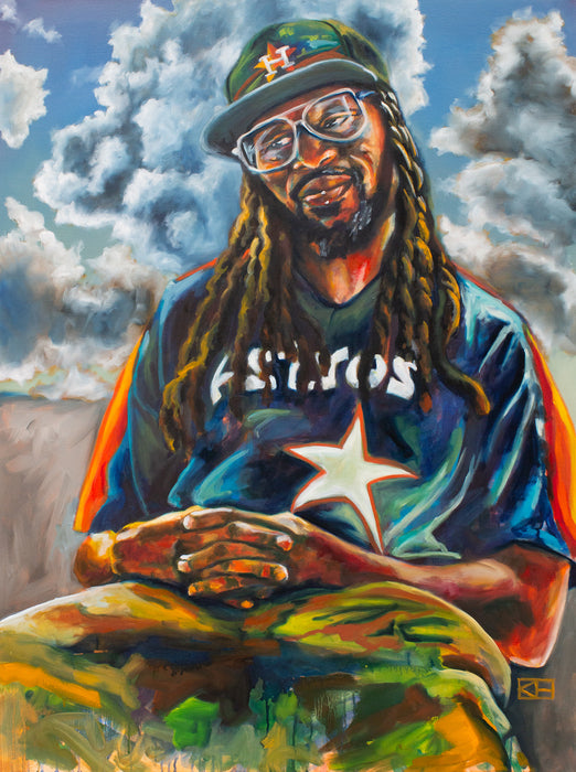 The Knowledge Outside, 2024, oil on canvas, 40 x 30 in. / 101.6 x 76.2 cm.