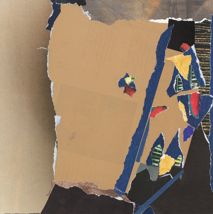 Falling Apart Feels Like This, 2025, collage, 8 x 8 in. / 20.32 x 20.32 cm.